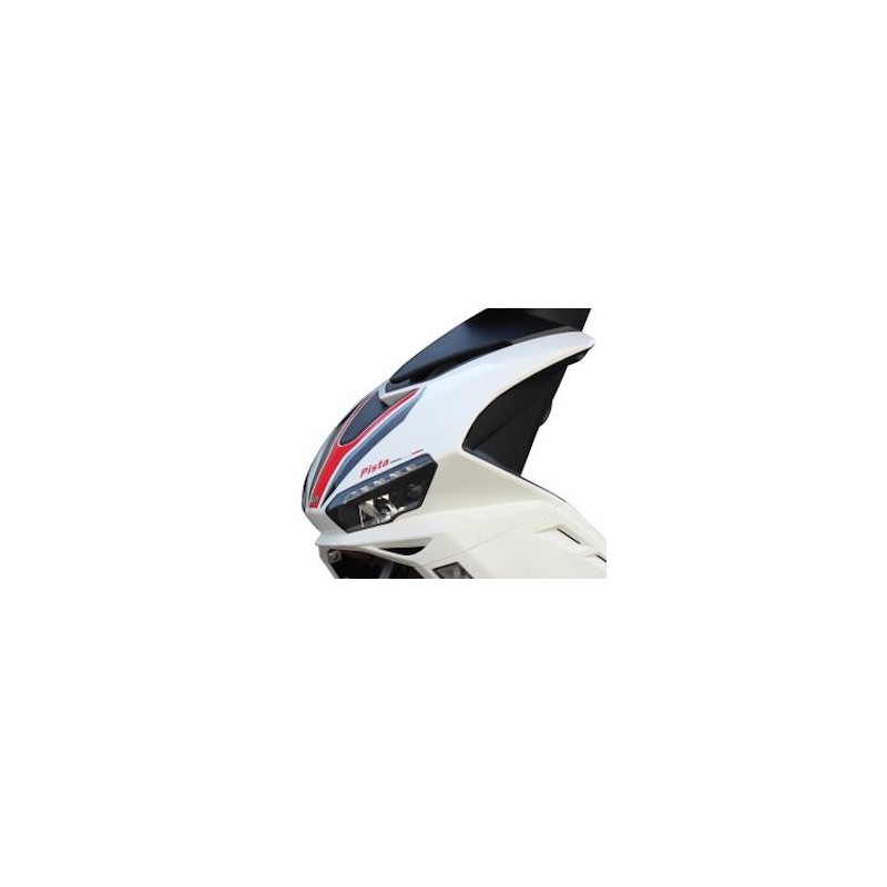 PREDNJA MASKA LONGJIA PISTA BELO-RDEČA