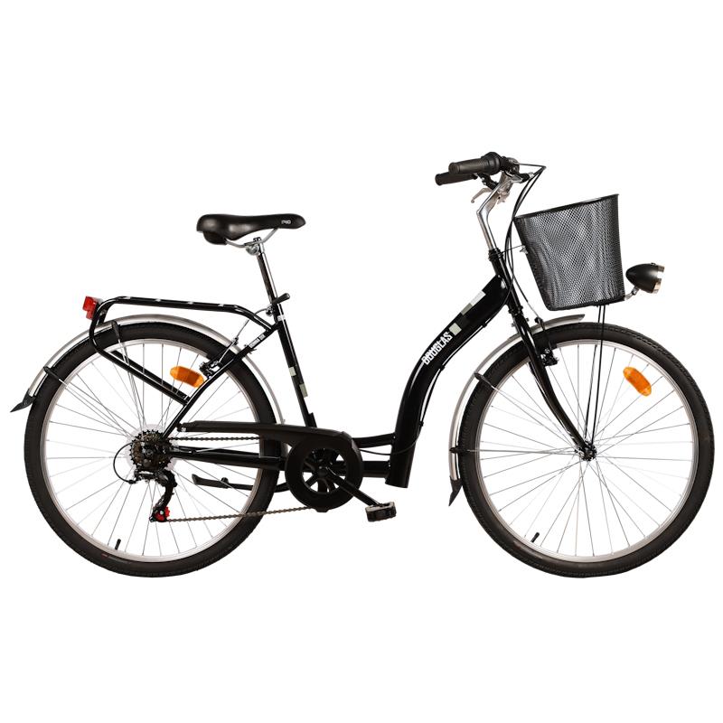 ŽENSKO MESTNO KOLO DOUGLAS DONNA 6p - ČRNO