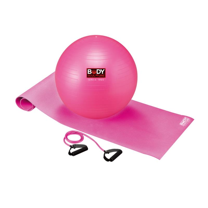 JOGA SET /ŽOGA, BLAZINA, ELASTIKA BODY SCULPTURE