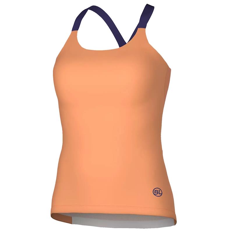 ŽENSKA MAJICA BREZ ROKAVOV BICYCLE LINE OLIMPIA - ORANŽNA