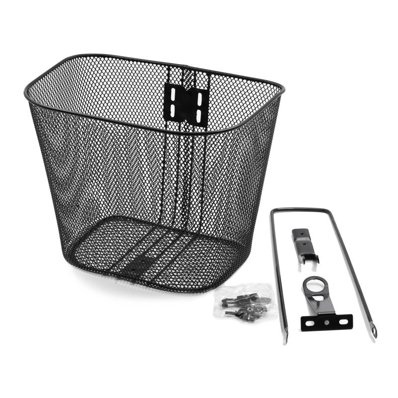 KOŠARA Z NOSILCEM 26 ČRNA - SPREDNJA