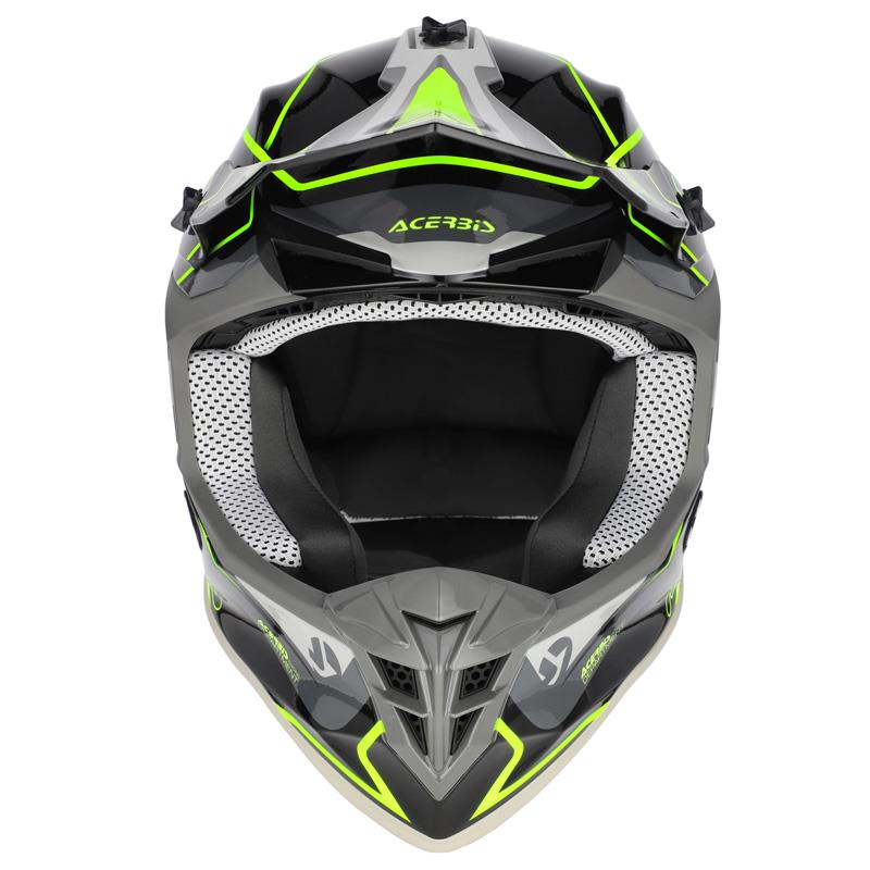 KROS ČELADA ACERBIS LINEAR - ČRNA / RUMENA