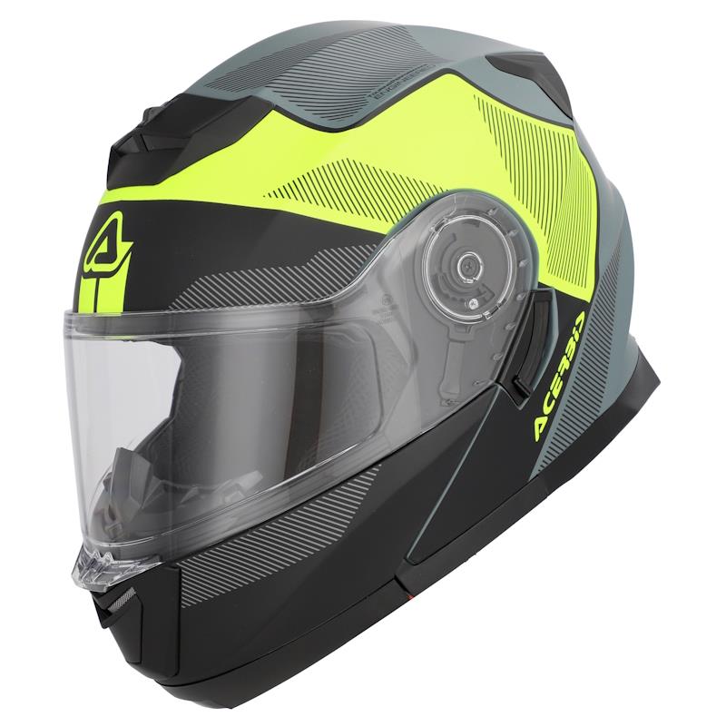 PREKLOPNA ČELADA ACERBIS SEREL 22.06 - ČRNA RUMENA