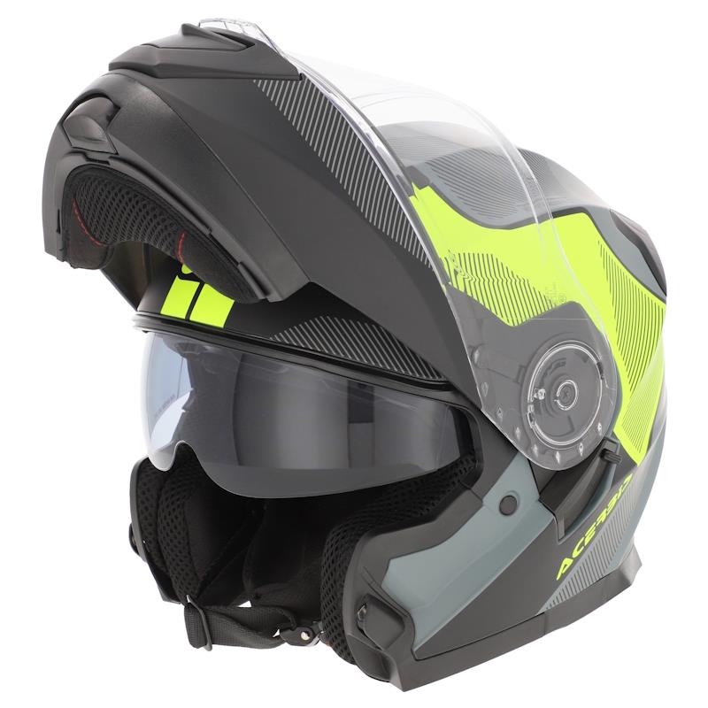 PREKLOPNA ČELADA ACERBIS SEREL 22.06 - ČRNA RUMENA