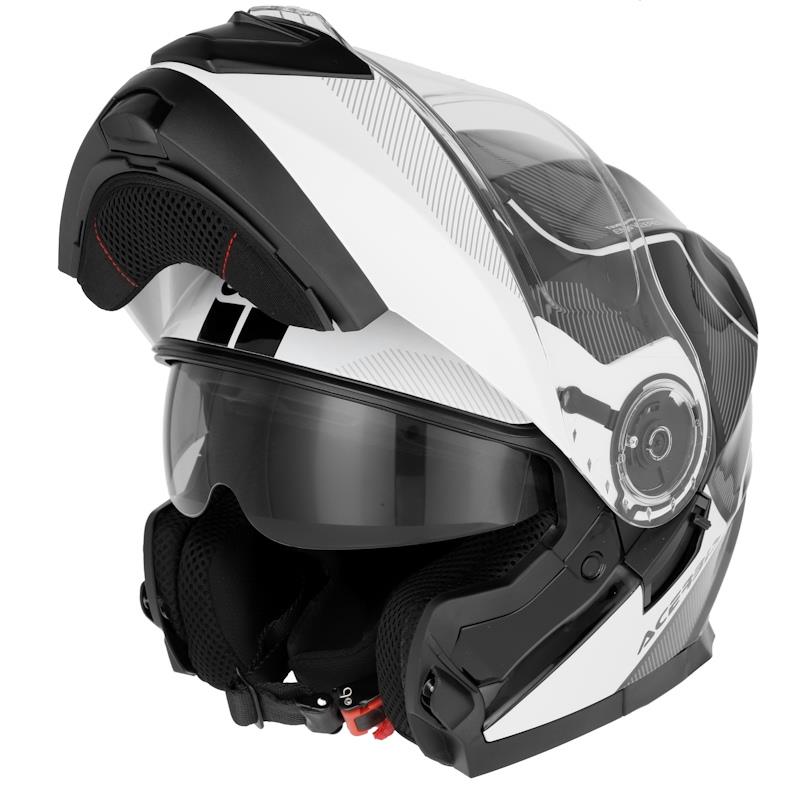 PREKLOPNA ČELADA ACERBIS SEREL 22-06 - ČRNA