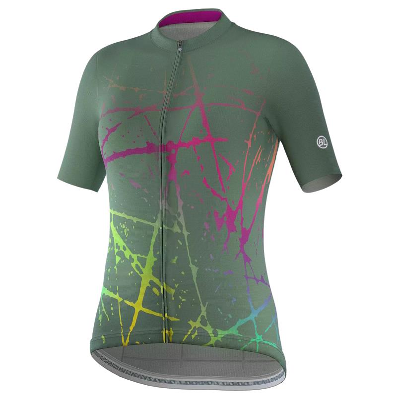 ŽENSKA KOLESARSKA MAJICA BICYCLE LINE ICONICA S4 - ZELENA