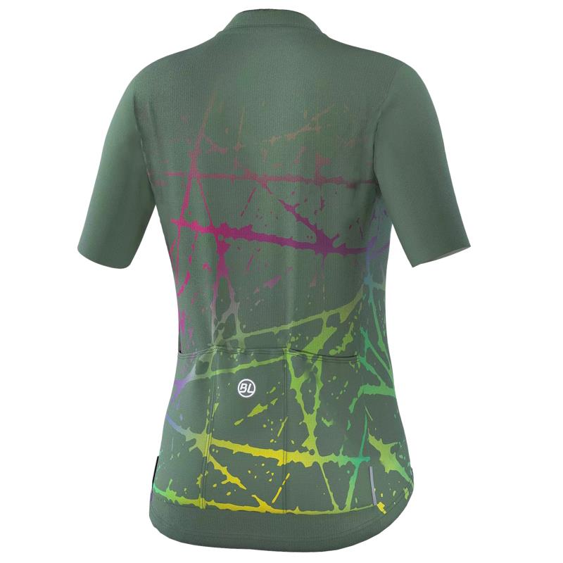 ŽENSKA KOLESARSKA MAJICA BICYCLE LINE ICONICA S4 - ZELENA