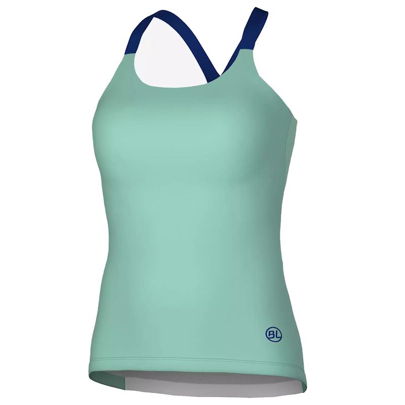 ŽENSKA MAJICA BREZ ROKAVOV BICYCLE LINE OLIMPIA - ZELENA