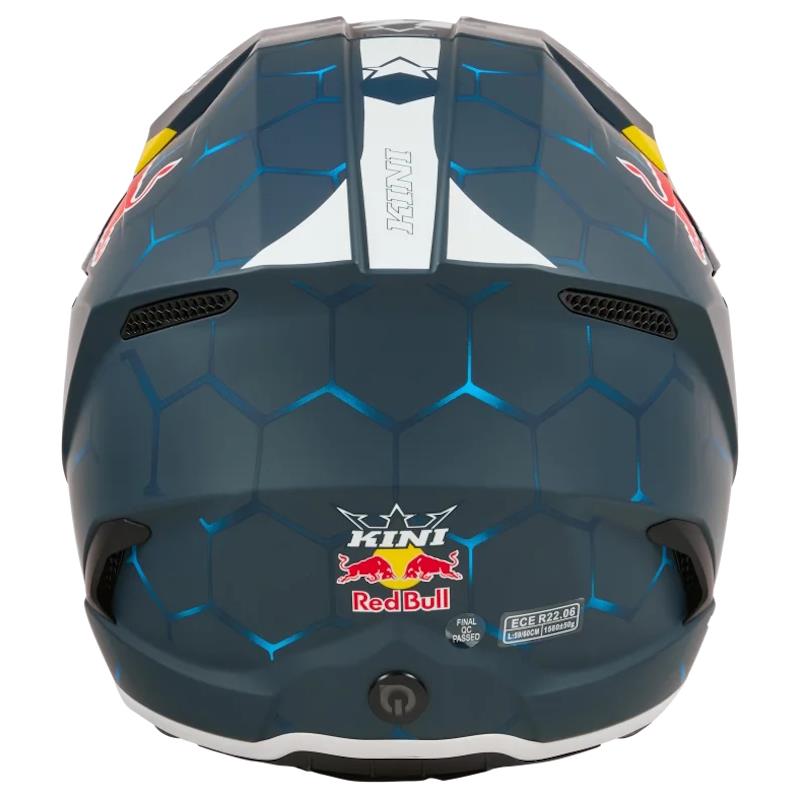 MOTOKROS ČELADA KINI RED BULL MX3 - MODRA