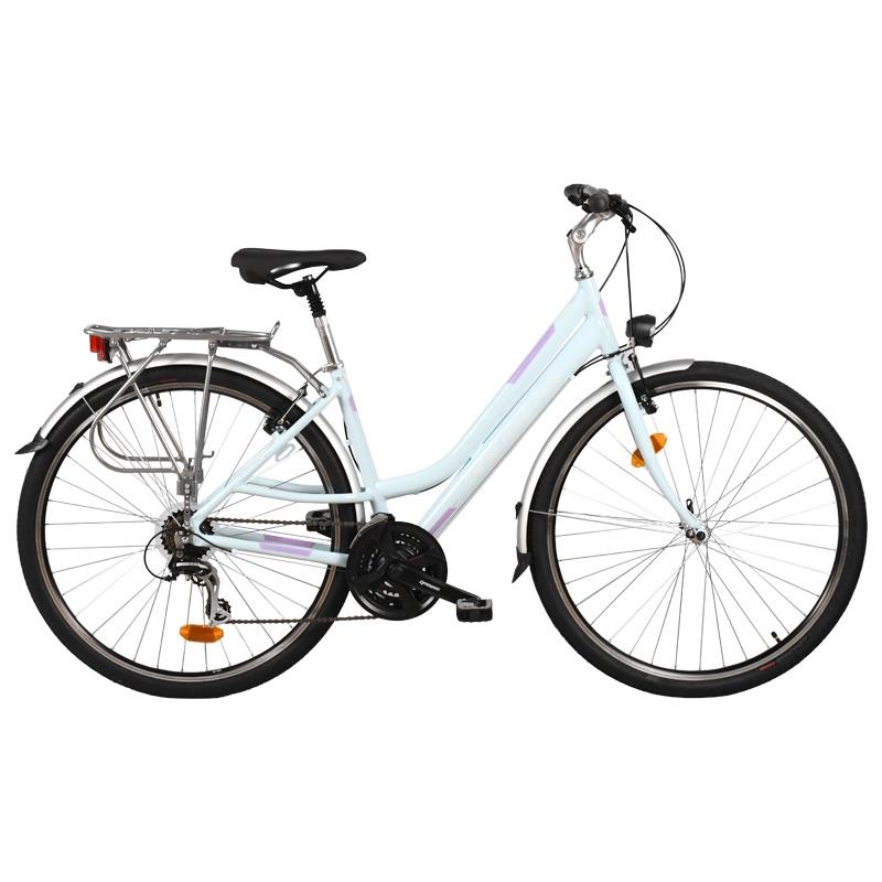 ŽENSKO MESTNO KOLO DOUGLAS VOYAGER COMFORT 28 - MODRO