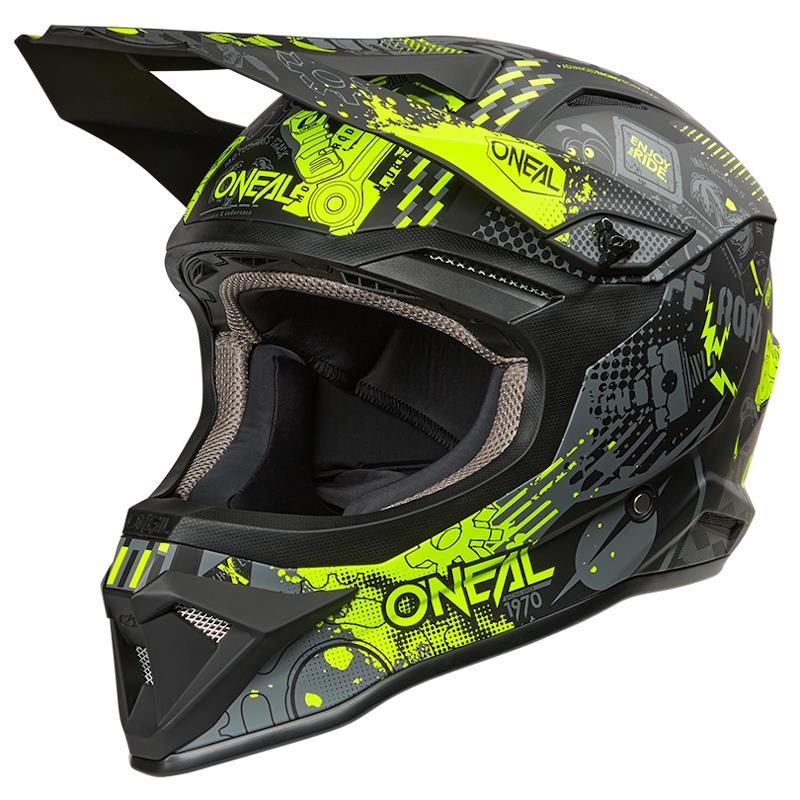 ČELADA ONEAL 1SRS VIBRANT - ČRNA / RUMENA