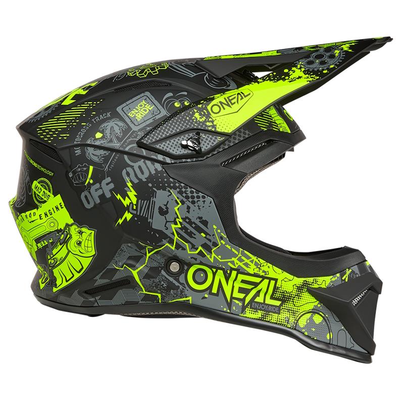 ČELADA ONEAL 1SRS VIBRANT - ČRNA / RUMENA