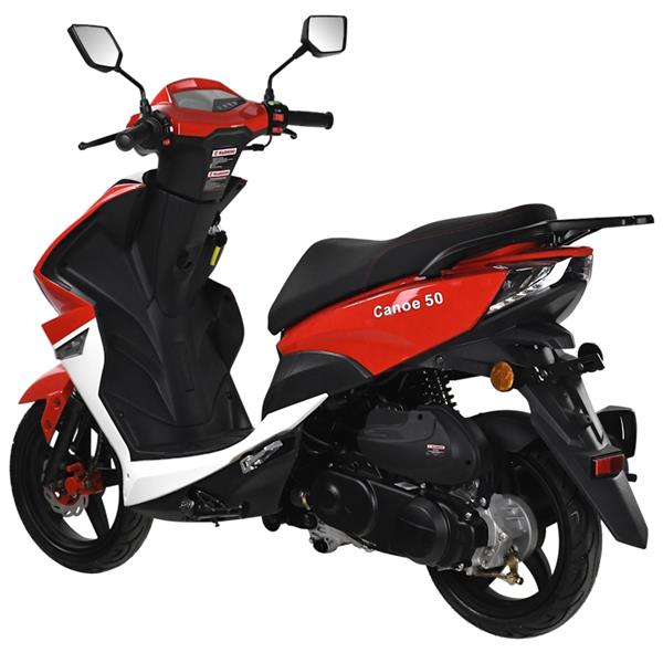 SKUTER ZNEN CANOE 50 25 km/h - RDEČE / BEL