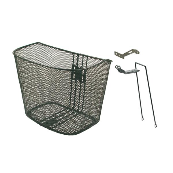 KOŠARA Z NOSILCEM 26 ČRNA - SPREDNJA