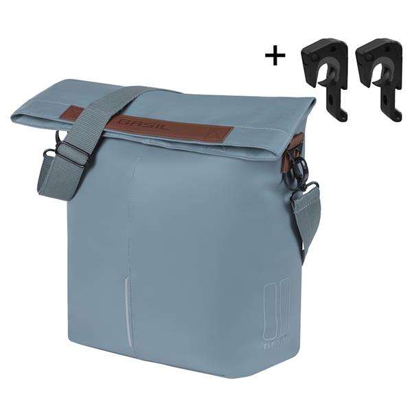 TORBA BASIL CITY SHOPPER MIK HOOKS 14-16L - MODRA