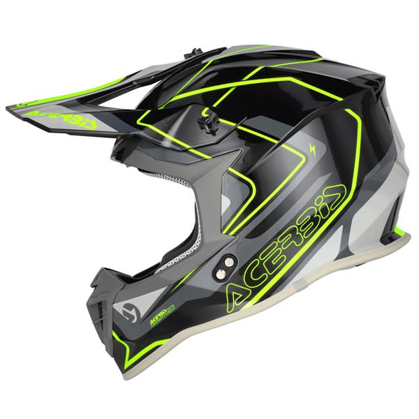 KROS ČELADA ACERBIS LINEAR - ČRNA / RUMENA