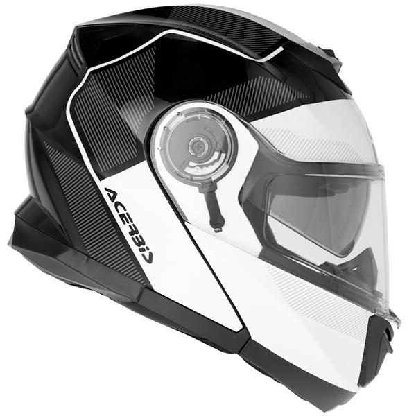 PREKLOPNA ČELADA ACERBIS SEREL 22-06 - ČRNA