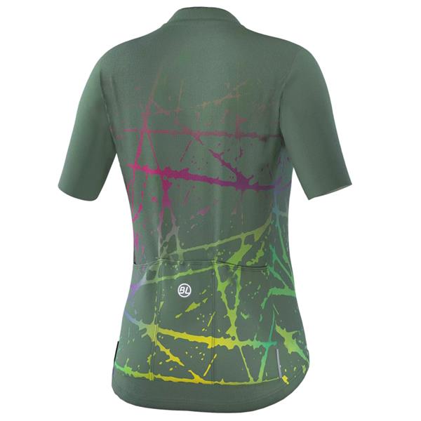 ŽENSKA KOLESARSKA MAJICA BICYCLE LINE ICONICA S4 - ZELENA