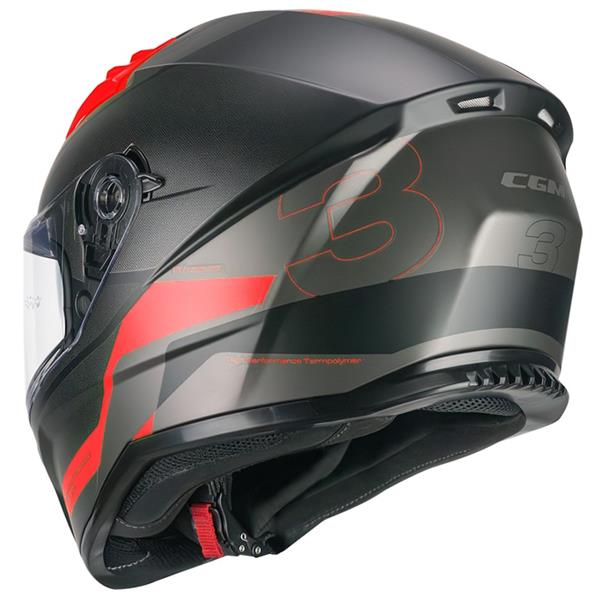 ČELADA CGM 333 ONYX - RDEČA