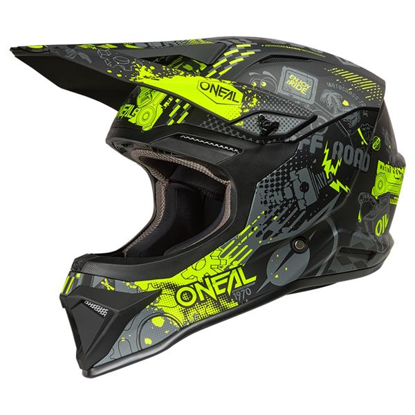 OTROŠKA ČELADA ONEAL 1SRS VIBRANT KID - ČRNA / RUMENA