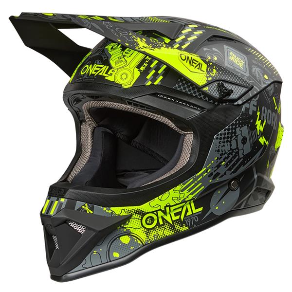 OTROŠKA ČELADA ONEAL 1SRS VIBRANT KID - ČRNA / RUMENA