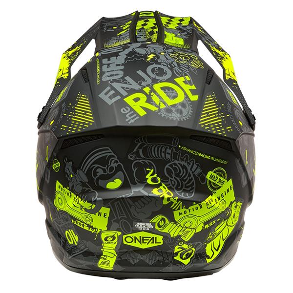 OTROŠKA ČELADA ONEAL 1SRS VIBRANT KID - ČRNA / RUMENA