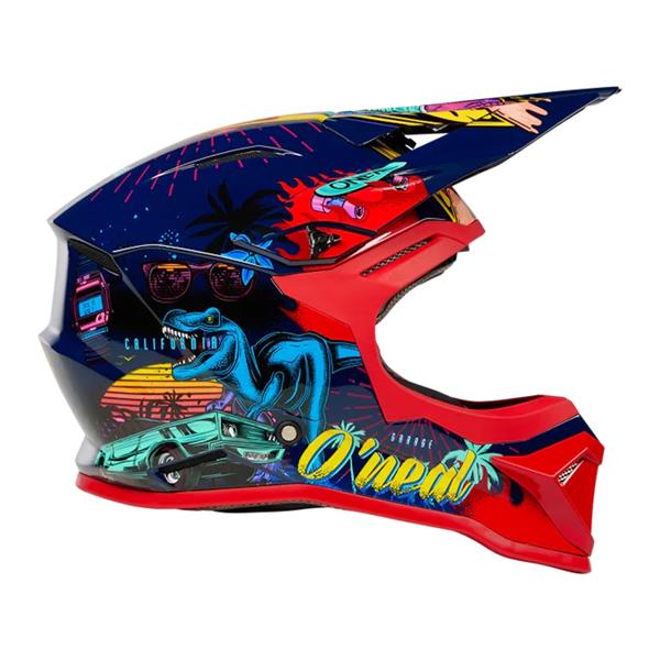 OTROŠKA ČELADA ONEAL 1SRS REX KID - VEČBARVNA